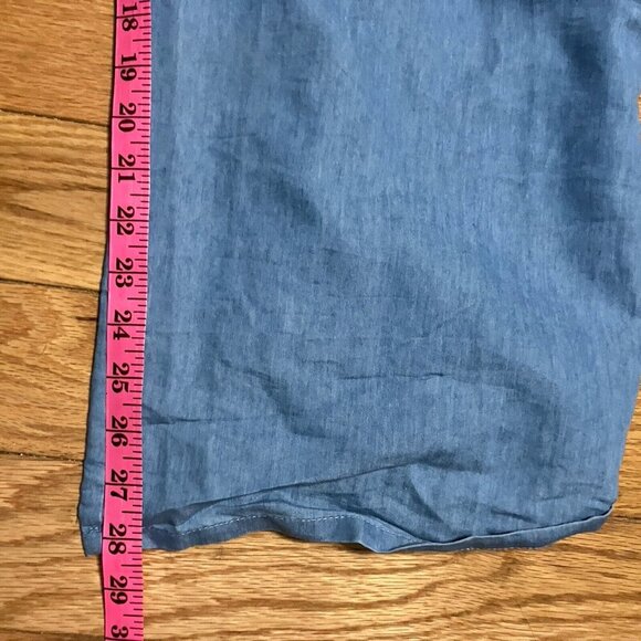 Band of the Free Jumpsuit Womens Small Blue Sweetheart Neckline Wide Leg Blue - Picture 9 of 12